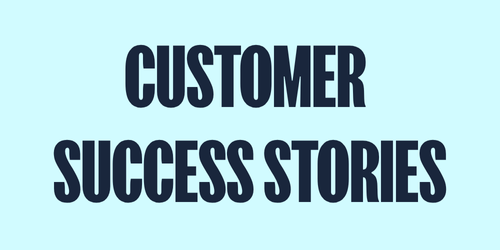 Text: Customer success stories