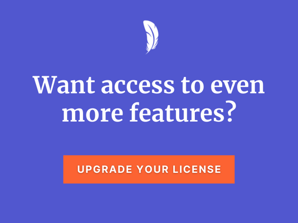 Upgrade Your License