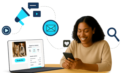 Illustration showing impact of Feathr's engagement tools