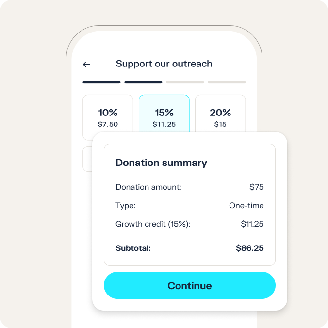 Illustration showing the impact of Feathr Fundrasing