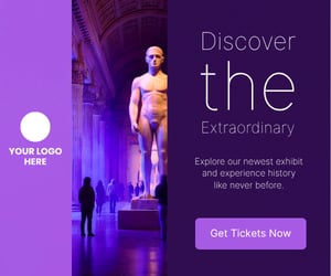 Museum ad 10 - purple