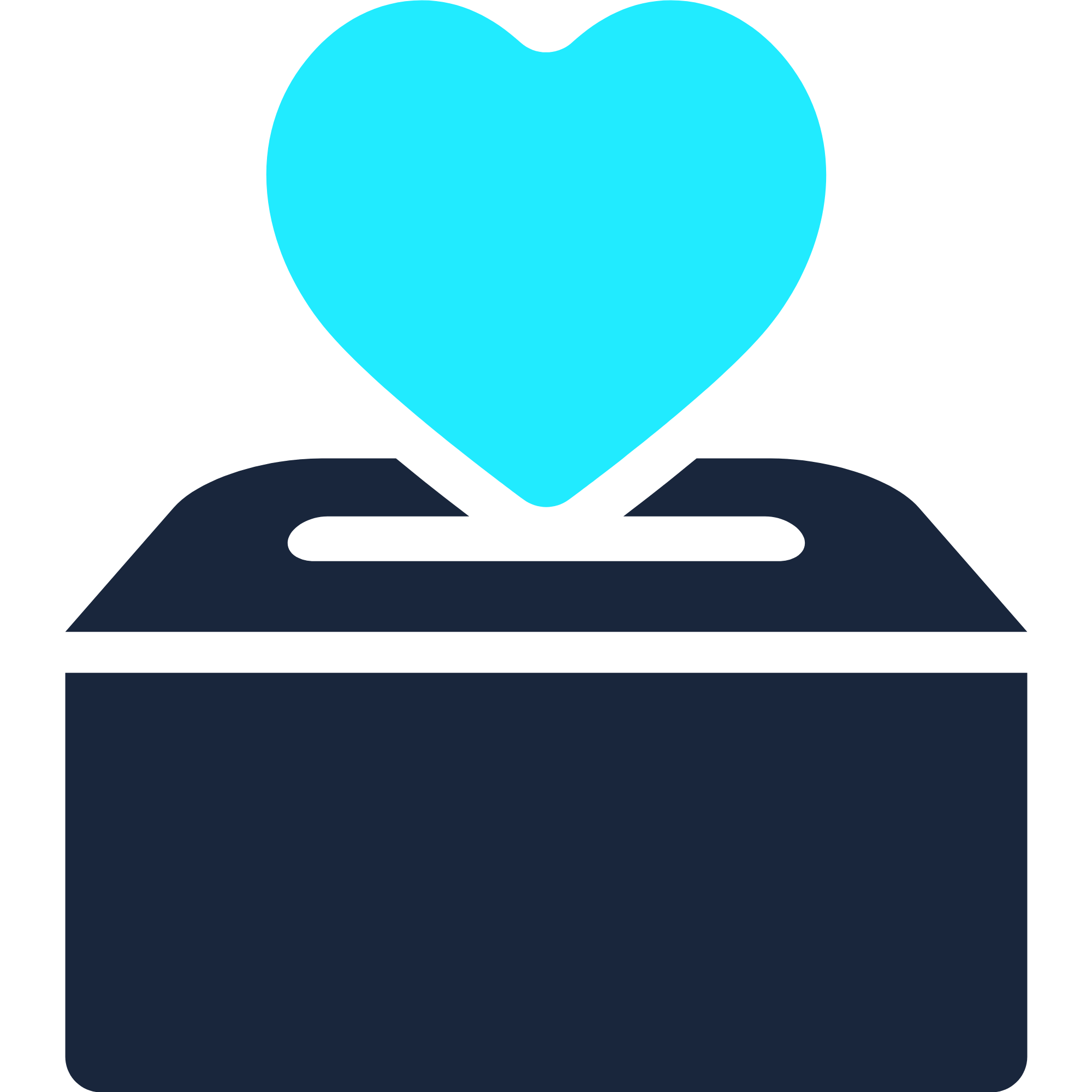 heart in box icon
