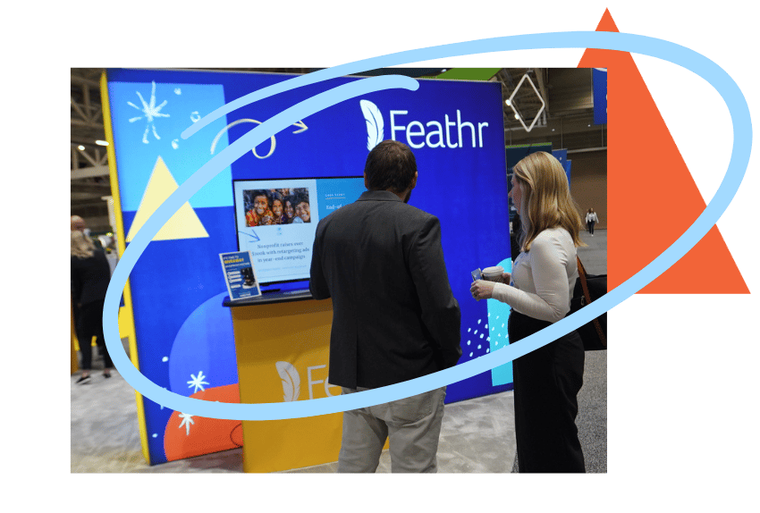 Feathr at a digital marketing conference
