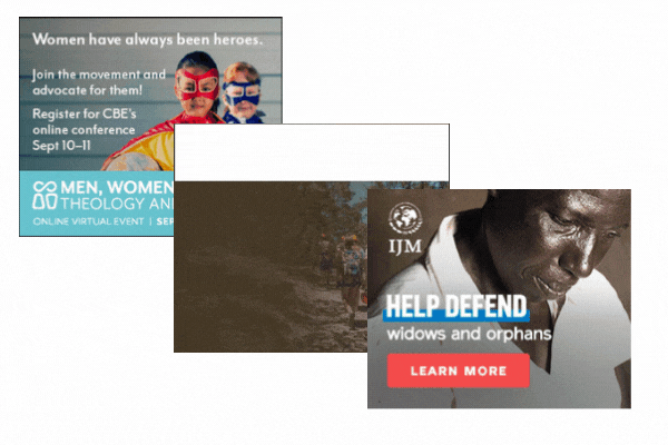 Ad examples for religious orgs