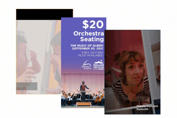 Ad examples for performing art orgs