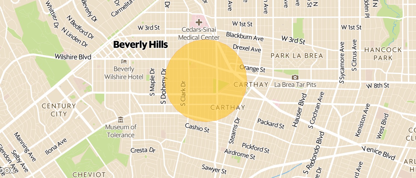 Example of geofencing