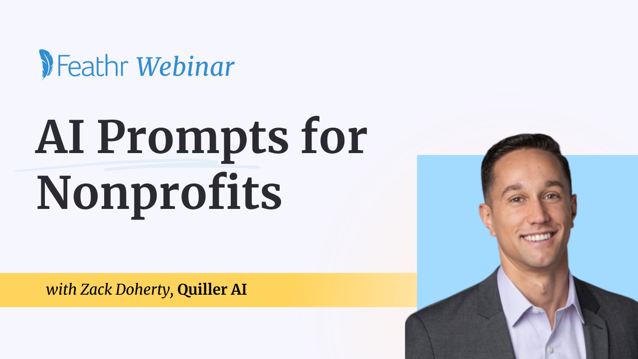 Webinar | AI Prompts for Nonprofits